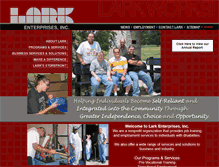 Tablet Screenshot of larkenterprises.org